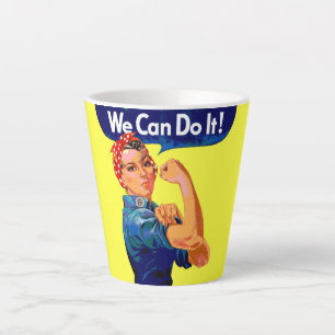 We Can Do It - Motivational Pop Art  Latte Mug