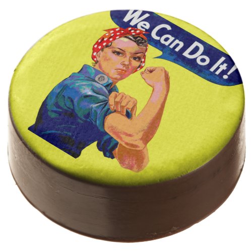 We Can Do It _ Motivational Pop Art Rosie  Chocolate Covered Oreo