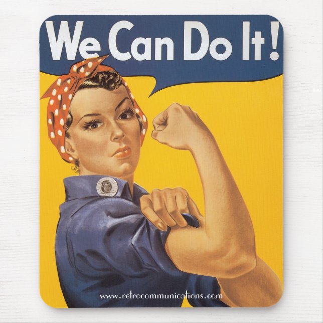 "We Can Do It" Mouse Pad (Front)