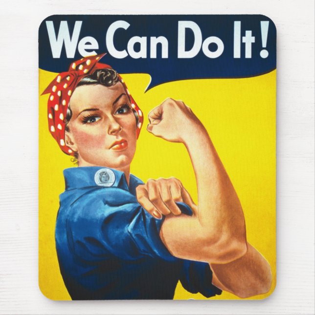 We Can Do it! Mouse Pad (Front)