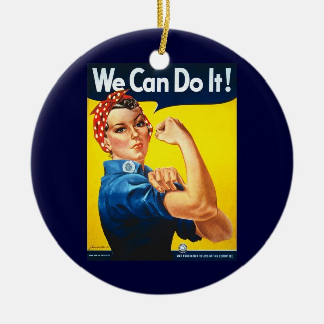 We Can Do It Ornament (Front)