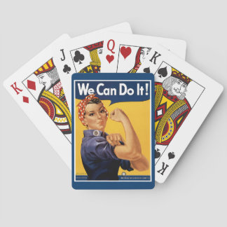 We Can Do it! Poker Cards