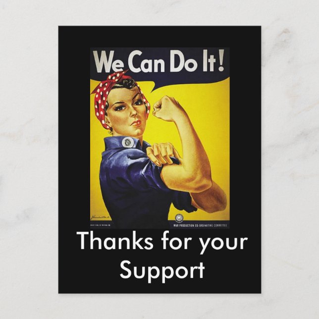 we can do it! postcard (Front)