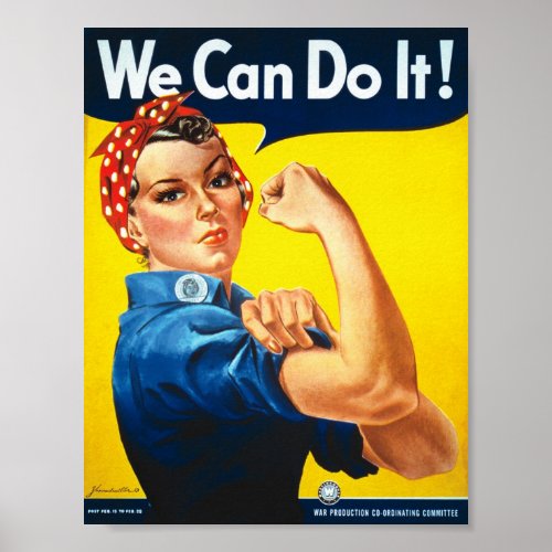 WE CAN DO IT POSTER