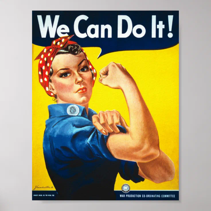 WE CAN DO IT POSTER Zazzle