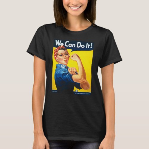 We can do it retro vintage poster T_Shirt