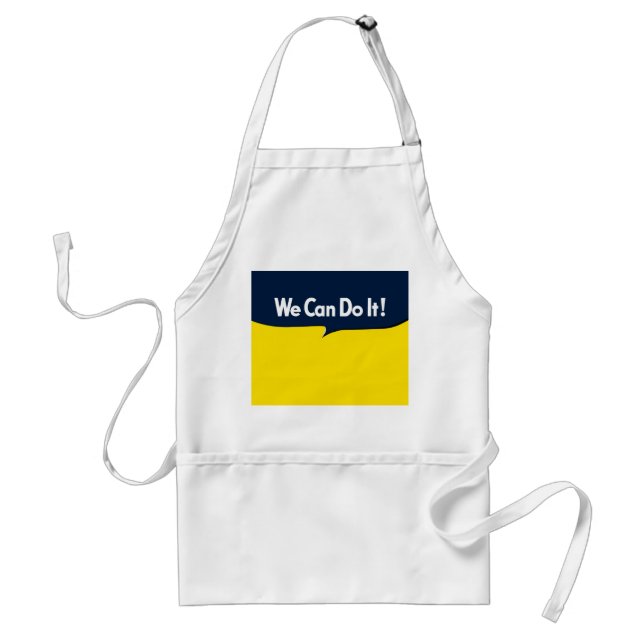 We Can Do it Rosie Adult Apron (Front)