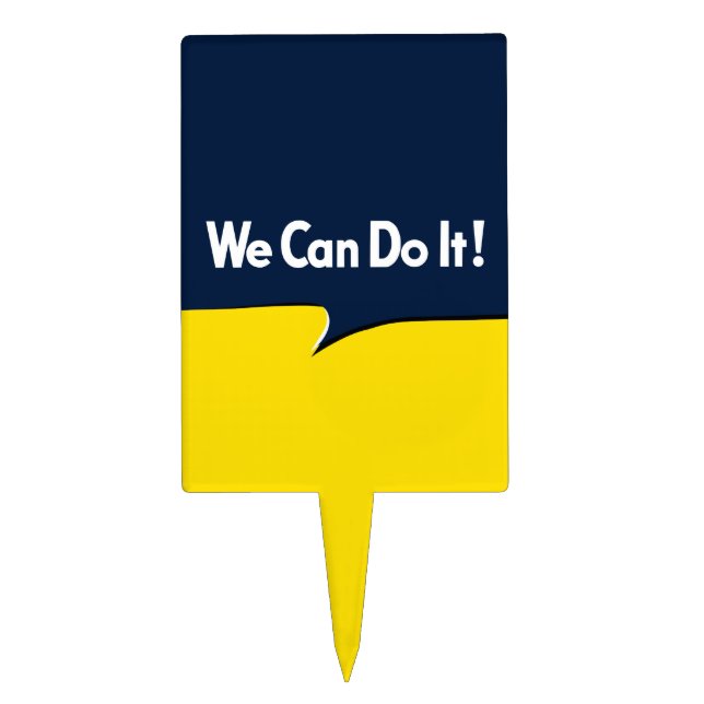 We Can Do it Rosie Cake Topper (Front)