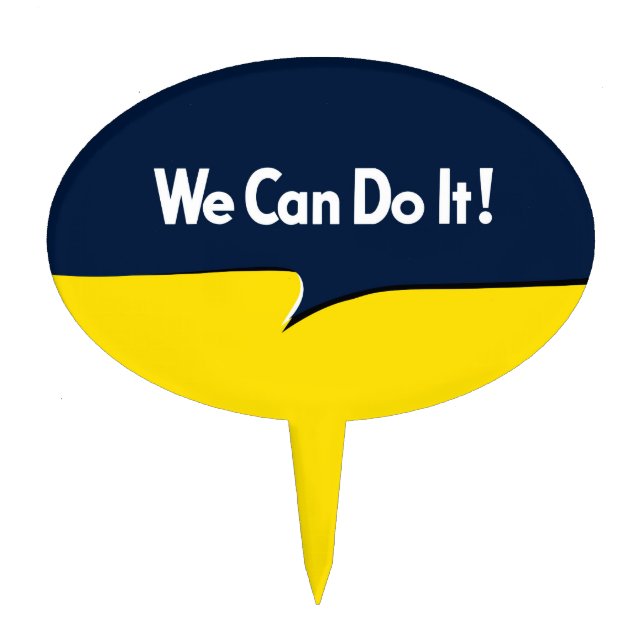 We Can Do it Rosie Cake Topper (Front)