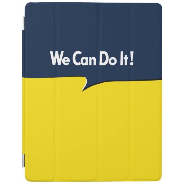 We Can Do it Rosie Graphic Bubble iPad Smart Cover (Front)