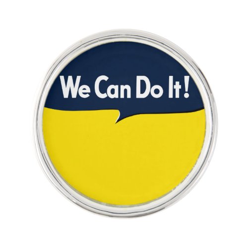 We Can Do it Rosie Graphic Bubble Lapel Pin