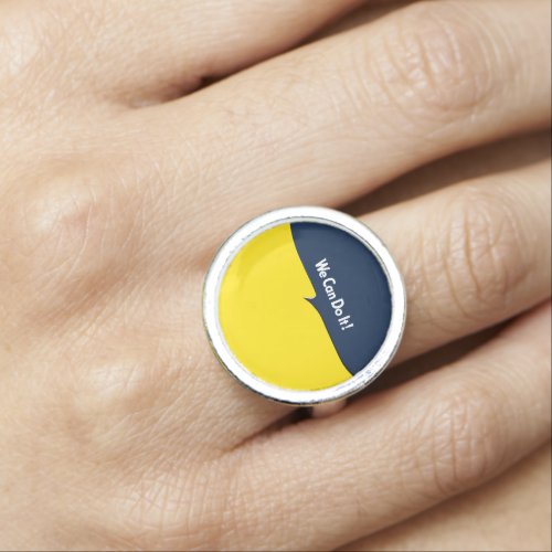 We Can Do it Rosie Graphic Bubble Ring