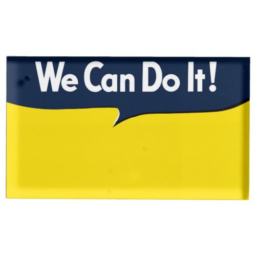 We Can Do it Rosie Graphic Bubble Table Card Holder