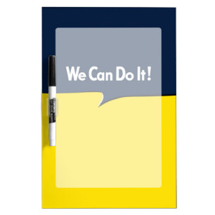 We Can Do it Rosie Headline Dry-Erase Board