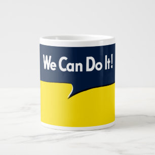 We Can Do it Rosie Headline Large Coffee Mug
