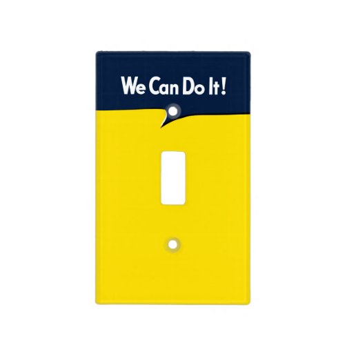 We Can Do it Rosie Headline Light Switch Cover