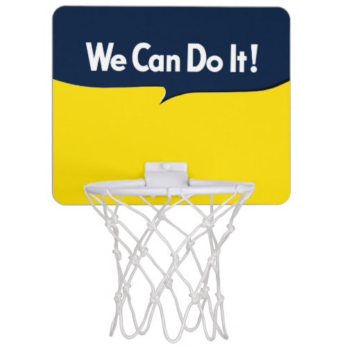 We Can Do it Rosie Headline Mini Basketball Hoop