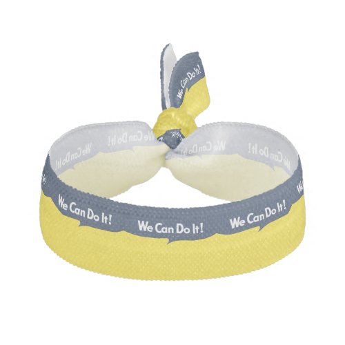 We Can Do it Rosie Headline Ribbon Hair Tie