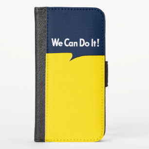 We Can Do it Rosie iPhone XS Wallet Case