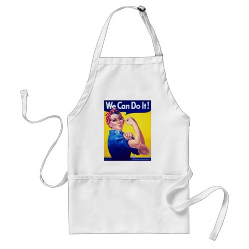 We Can Do It Rosie the Riveter Adult Apron