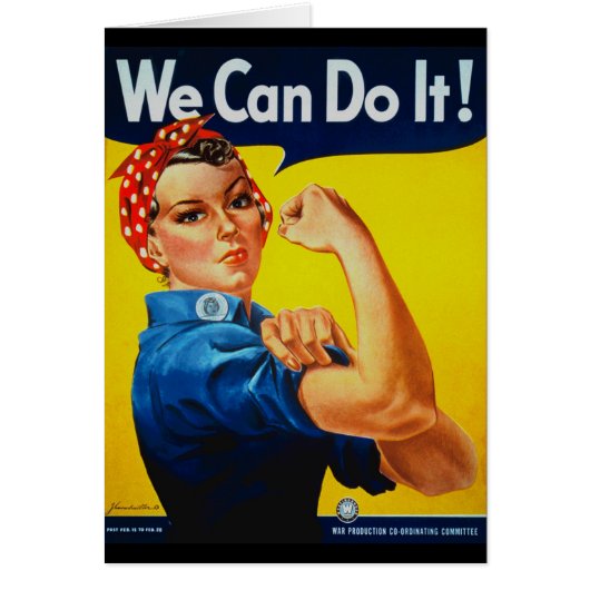 We Can Do It Rosie the Riveter Cards (Front)