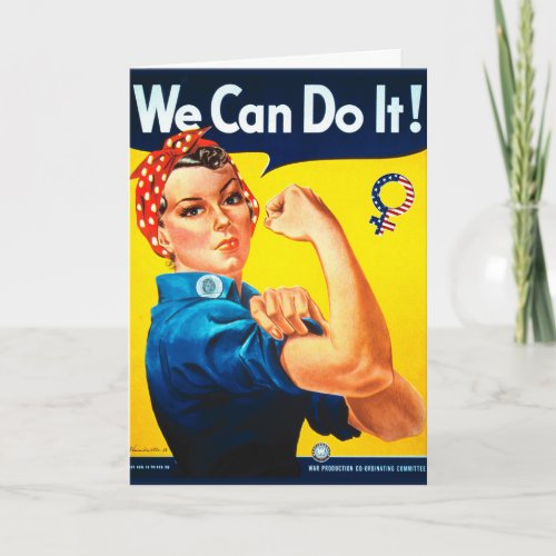 We Can Do It Rosie the Riveter Greeting Card
