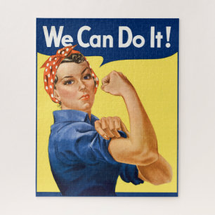 We Can Do It! Rosie the Riveter  Jigsaw Puzzle