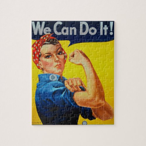 We Can Do It Rosie the Riveter Jigsaw Puzzle