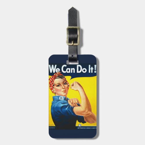 We Can Do It Rosie the Riveter Luggage Tag