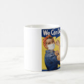 We Can Do It!  Rosie the Riveter Pandemic Edition Coffee Mug (Front Right)