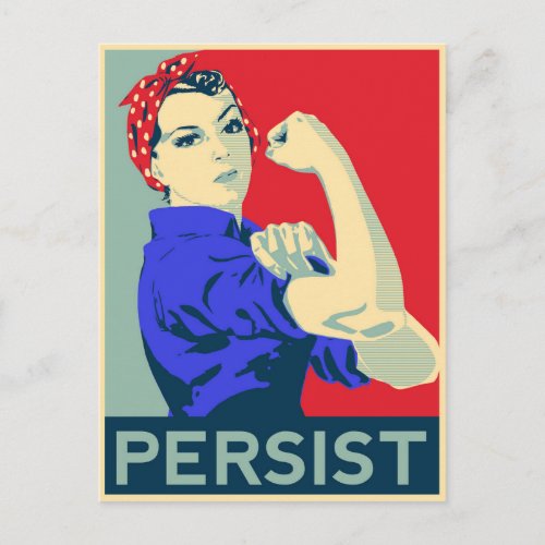 We Can Do It Rosie the Riveter Persists Postcard