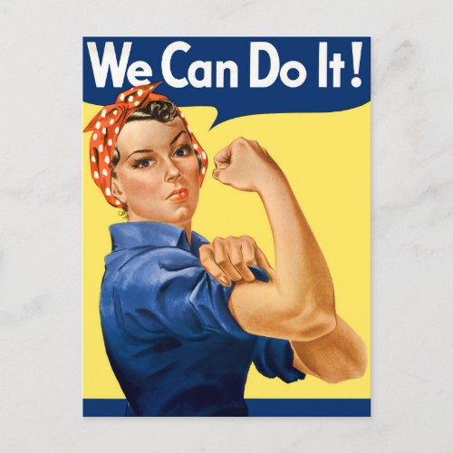 We Can Do It Rosie the Riveter Postcard