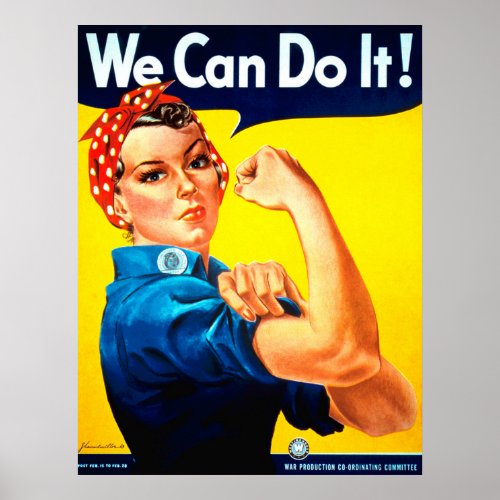 We Can Do It Rosie the Riveter Poster