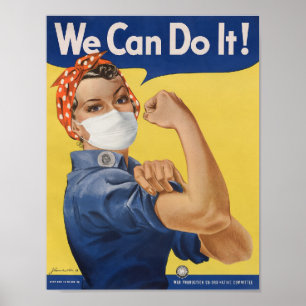 We Can Do It! Rosie the Riveter Poster