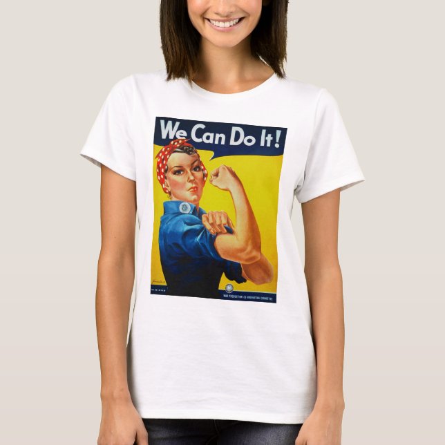 We Can Do It Rosie the Riveter T-Shirt (Front)