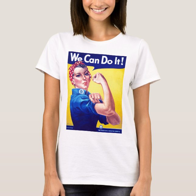 We Can Do It Rosie the Riveter T-Shirt (Front)