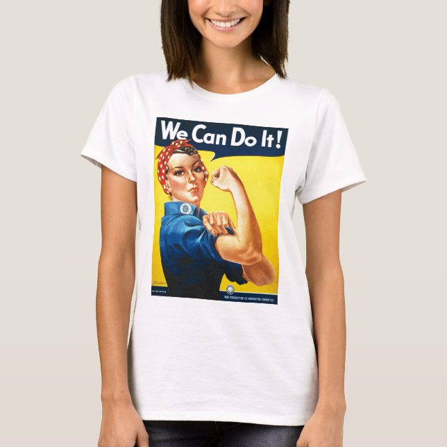We Can Do It Rosie the Riveter T-Shirt (Front)