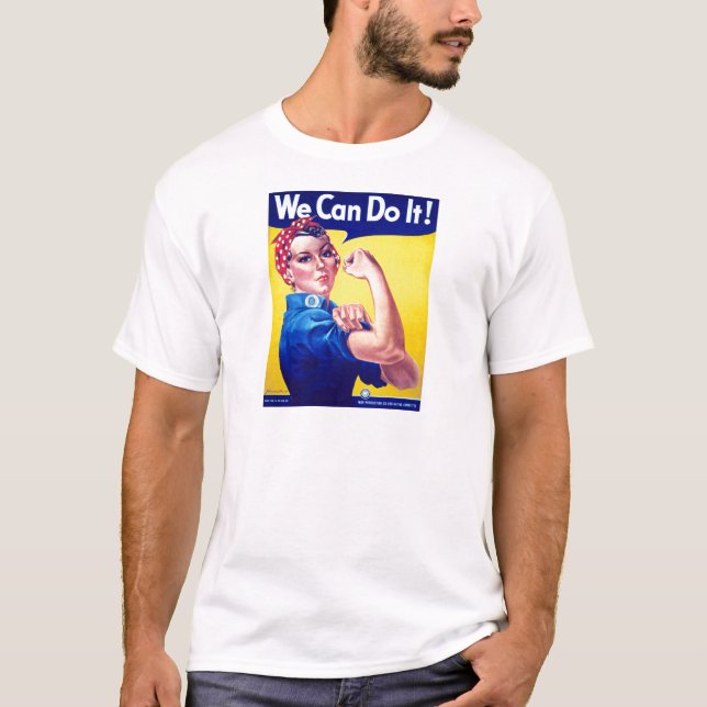 We Can Do It Rosie the Riveter T-Shirt (Front)