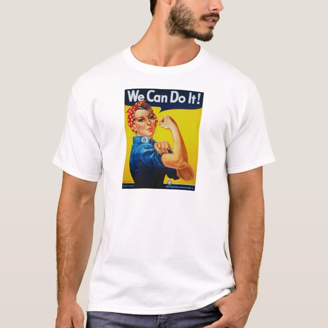 We Can Do It Rosie the Riveter T-Shirt (Front)