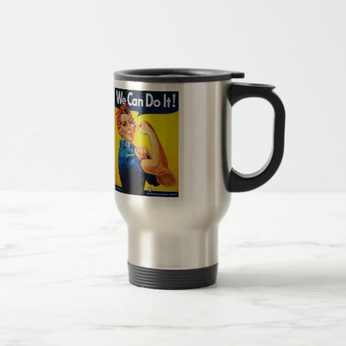 We Can Do It Rosie the Riveter Travel Mug