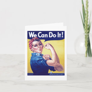 We Can Do It Rosie the Riveter United States Card