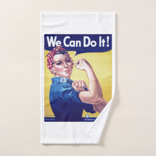 We Can Do It Rosie the Riveter United States Hand Towel
