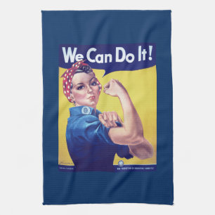 We Can Do It Rosie the Riveter United States Kitchen Towel