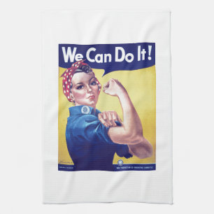 We Can Do It Rosie the Riveter United States Kitchen Towel