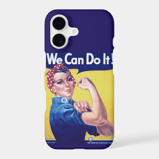We Can Do It Rosie the Riveter USA United States Case-Mate iPhone Case (Back)