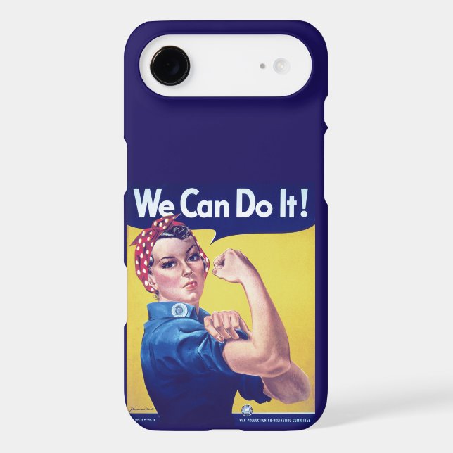 We Can Do It Rosie the Riveter USA United States iPhone Case (Back)