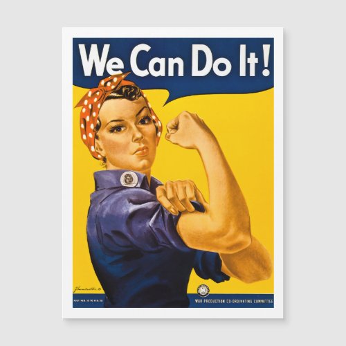 We Can Do It Rosie the Riveter Vintage WW2 Postca