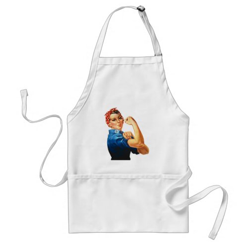 We Can Do It Rosie the Riveter Women Power Adult Apron