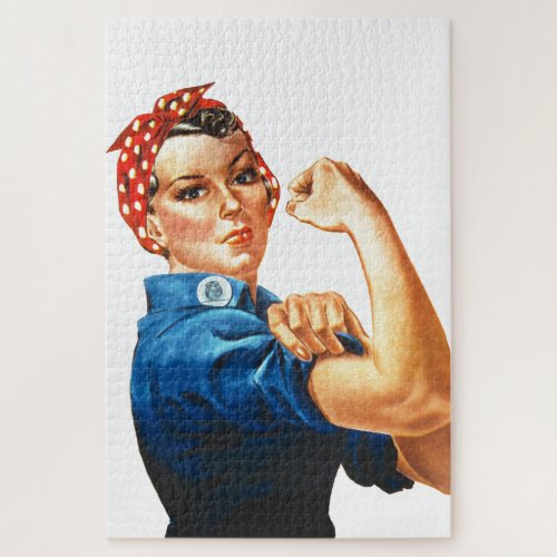 We Can Do It Rosie the Riveter Women Power Jigsaw Puzzle