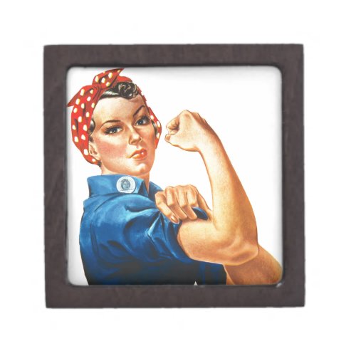 We Can Do It Rosie the Riveter Women Power Keepsake Box